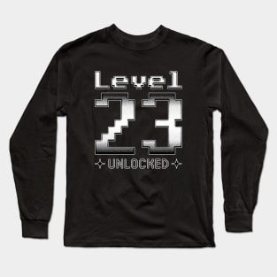 Level 23 Unlocked Long Sleeve T-Shirt